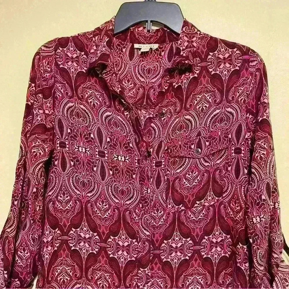 Miami Women’s Shirt Dress Sz Small with Pockets Bohemian Lightweight Vacation - Picture 2 of 10